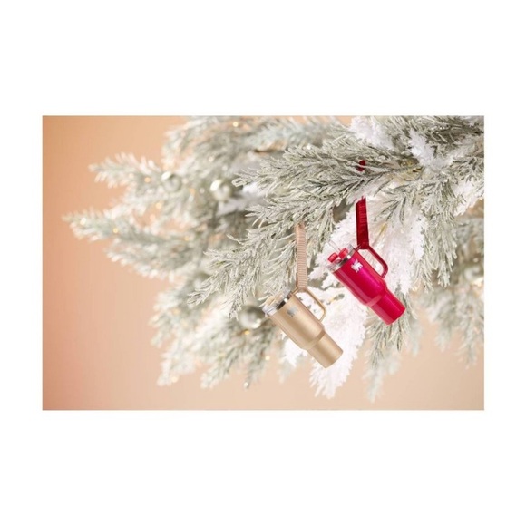 STANLEY x  E.L.F MINI QUENCHER ORNAMENT KEYCHAIN RED DELICIOUS NIB Limited edit - Picture 6 of 9